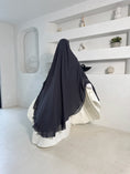 Charger l'image dans la visionneuse de la galerie, Khimar Tarha 2 voiles arrondi
