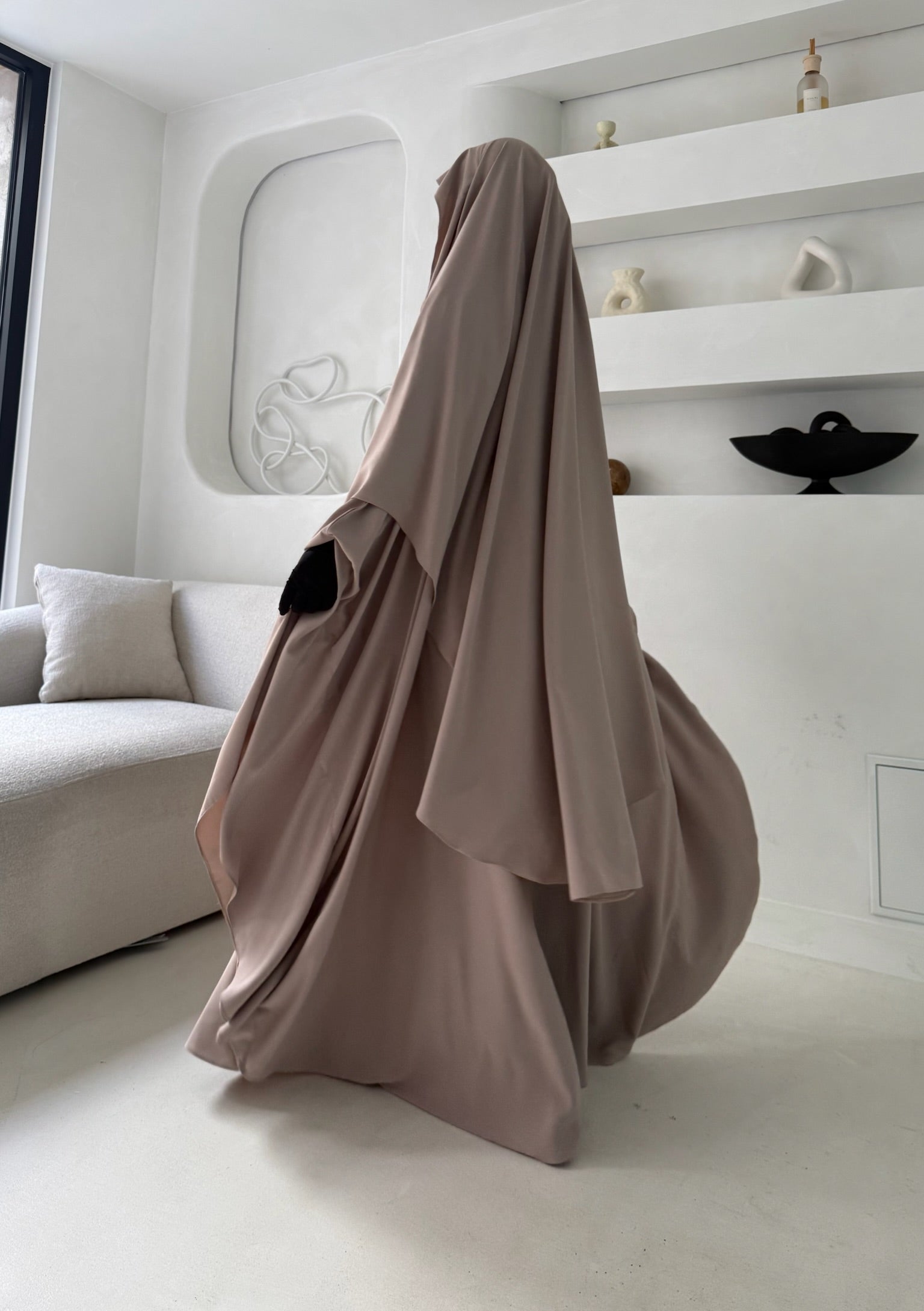 Abaya Maleeka Soie de Medine