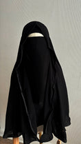 Charger l'image dans la visionneuse de la galerie, Niqab Indonésia Noir
