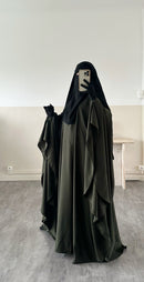 Abaya Maleeka Whool Peach
