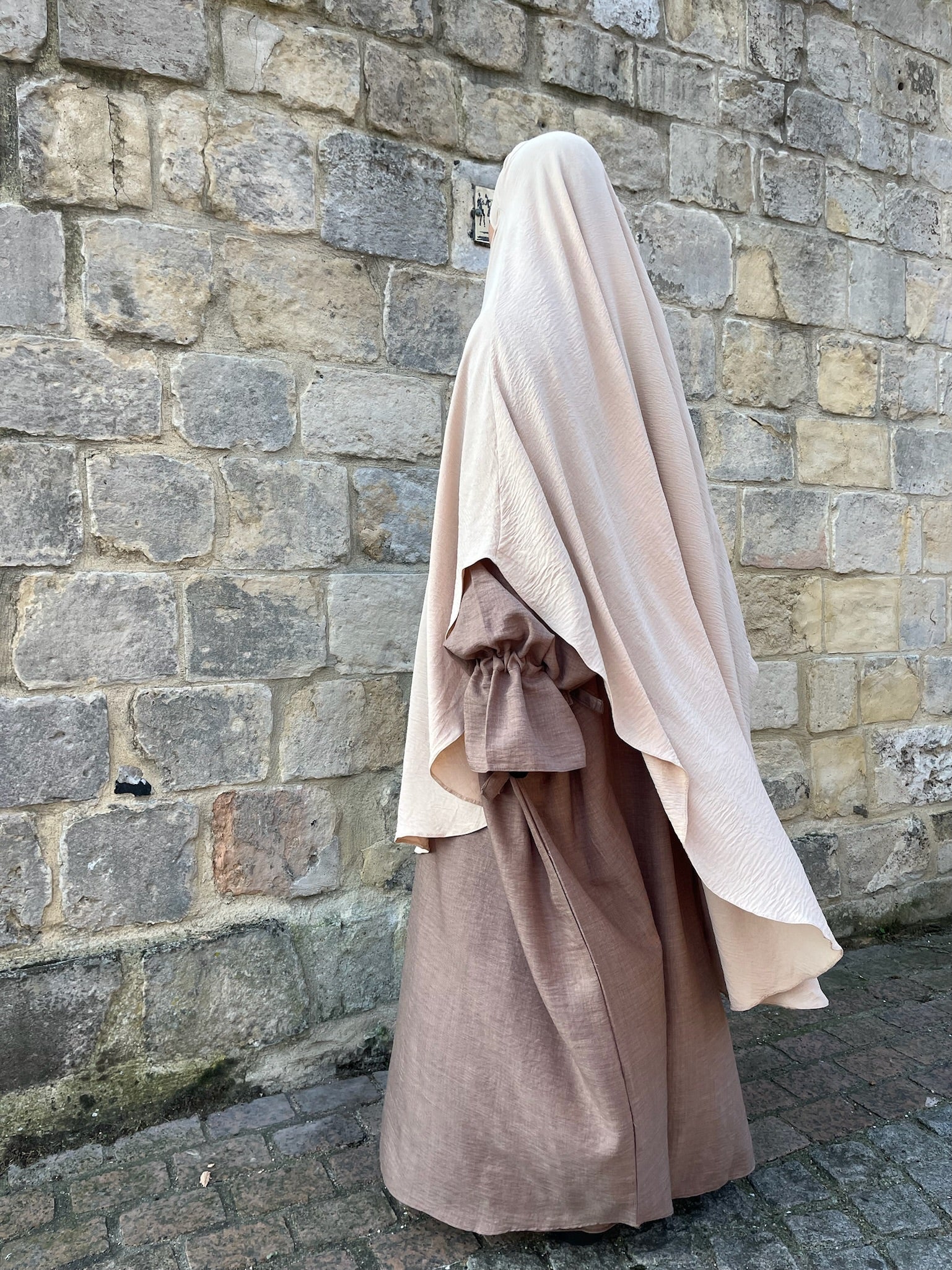 Abgerundeter Khimar Maleeka Jazz