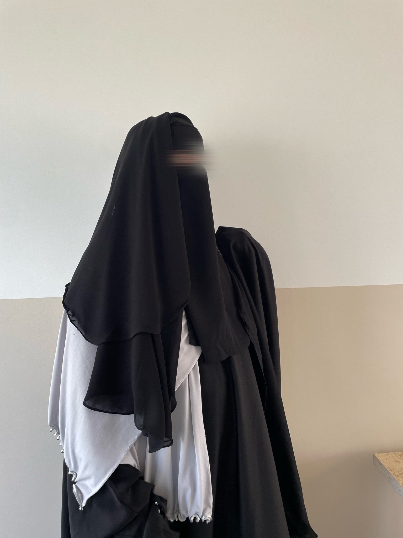 Niqab/Sitar 3 voiles 90 cm