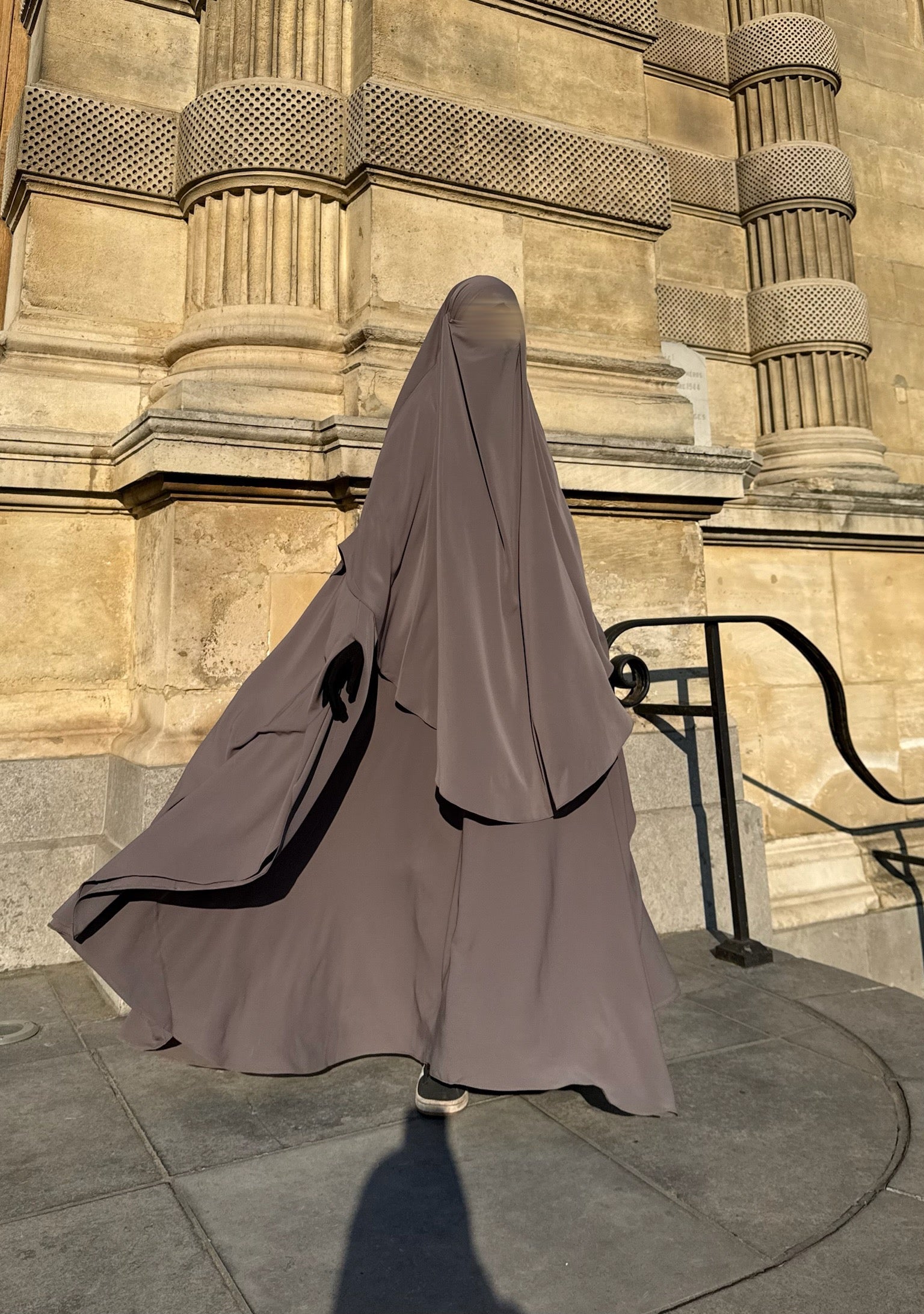 Half niqab Soie de medine