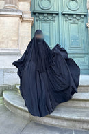 Set Maleeka kimono + sous abaya Soie de médine