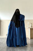 Load image into Gallery viewer, Set Imany Kimono effet Lin + sous abaya
