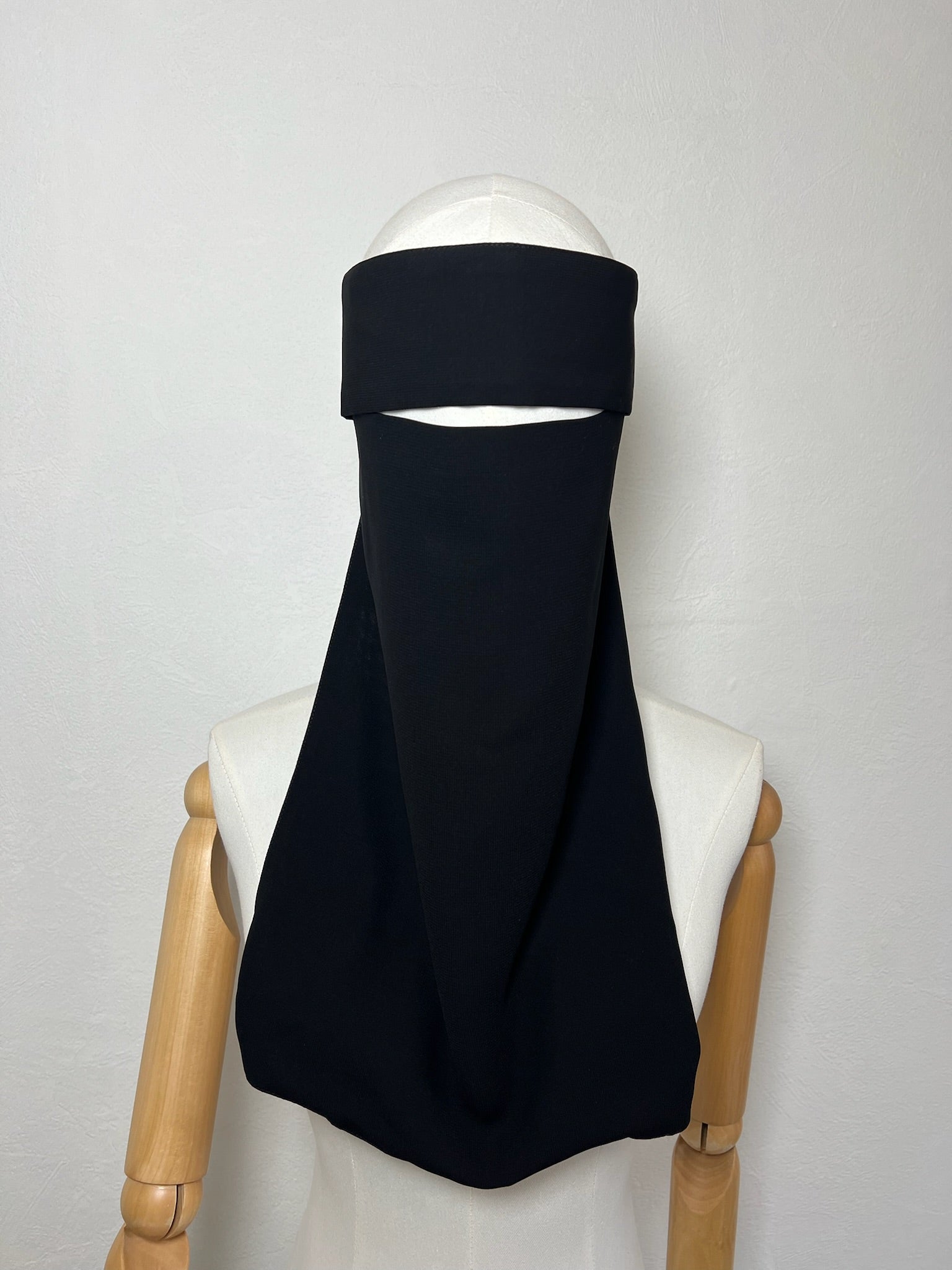 Niqab Pull down bandeau renforcé Noir