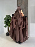 Charger l'image dans la visionneuse de la galerie, Abaya Maleeka Whool Peach
