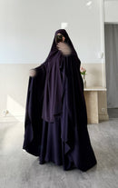 Free Half niqab Whool peach