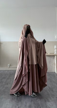 Charger l'image dans la visionneuse de la galerie, Abaya Maleeka Whool Peach
