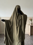 Khimar arrondi Maleeka T2  150cm (Soie de médine)