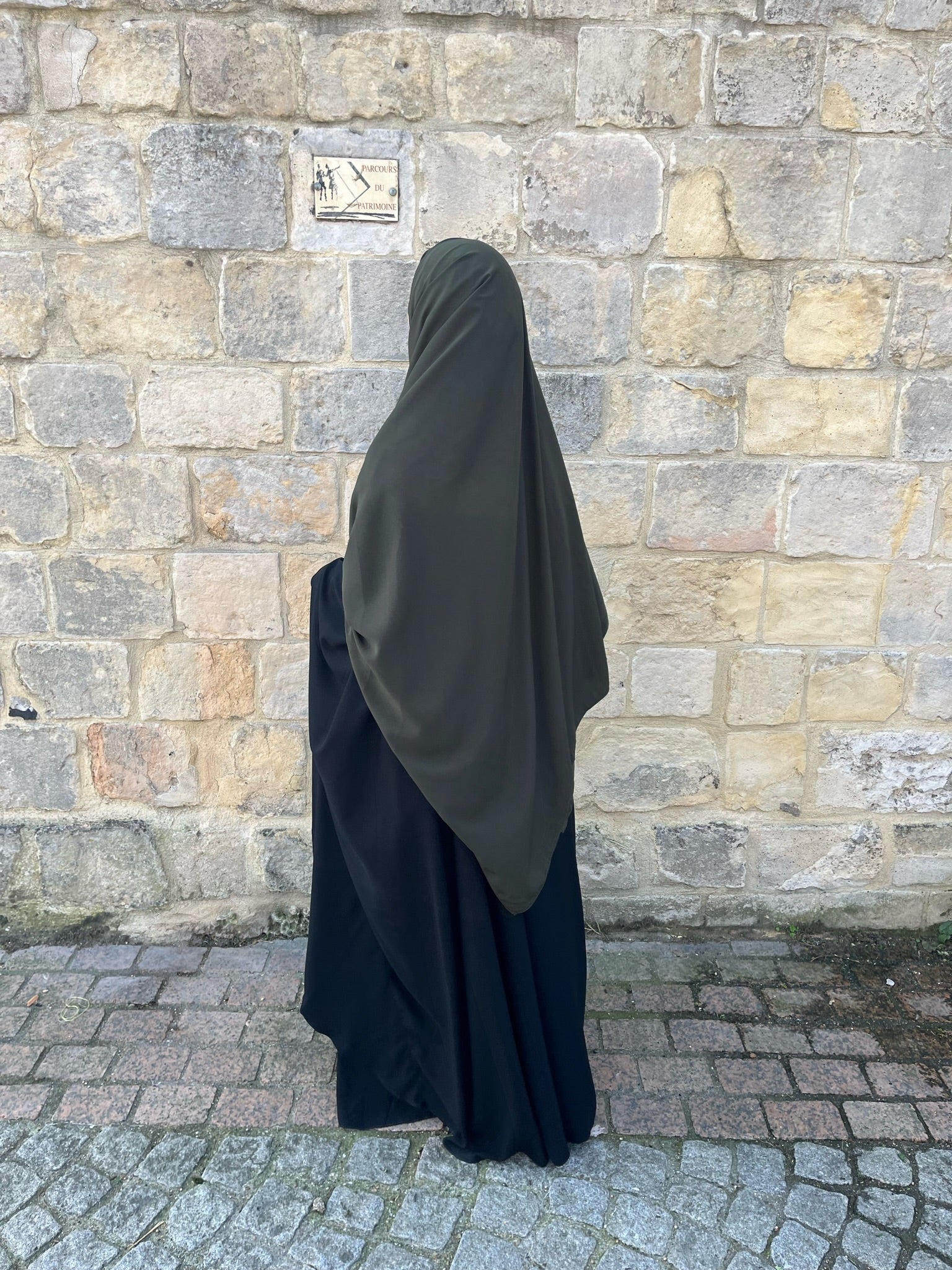 Maxi-Hijab zum Binden aus Seidenchiffon