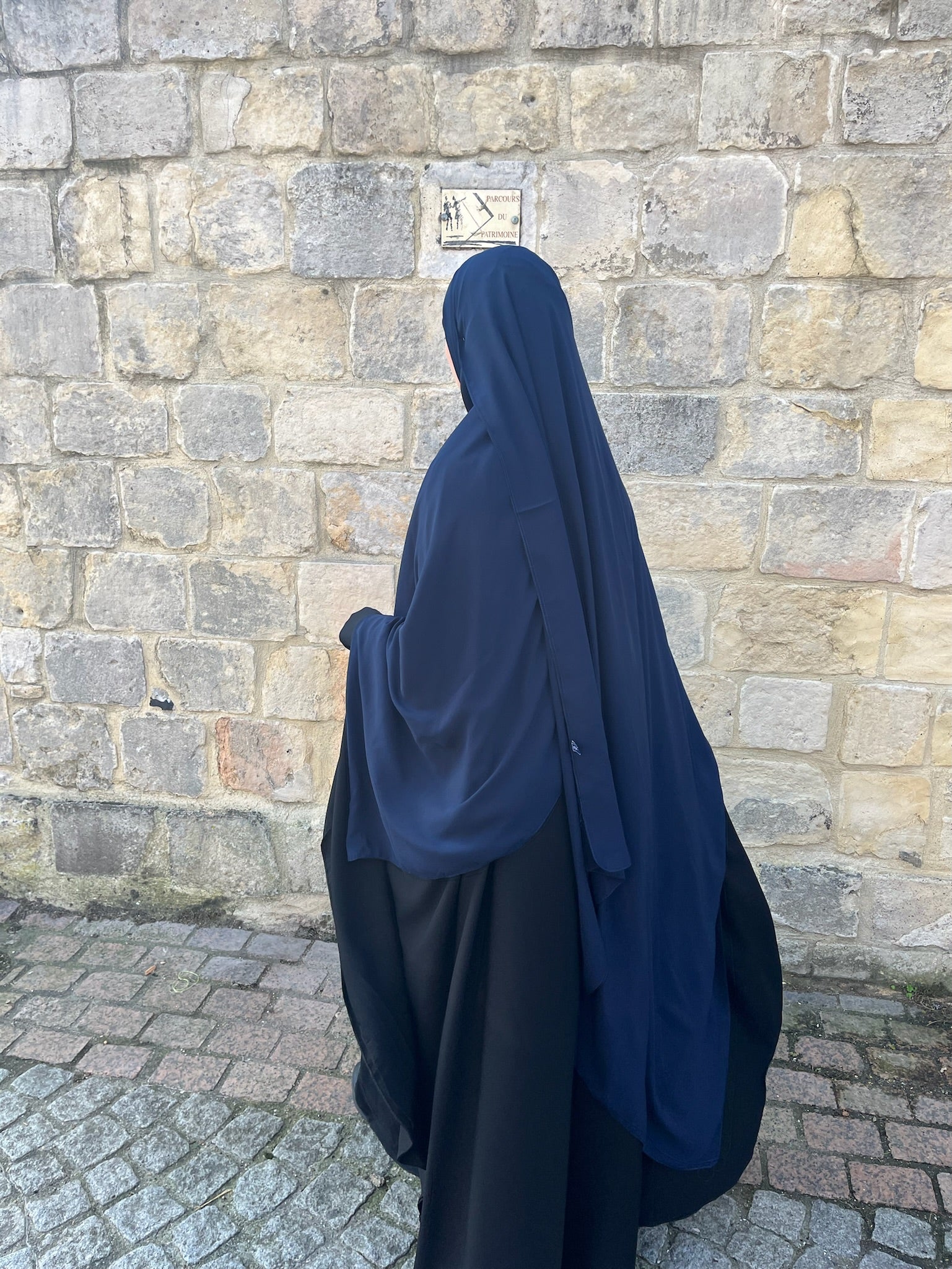 Maxi-Hijab zum Binden aus Seidenchiffon