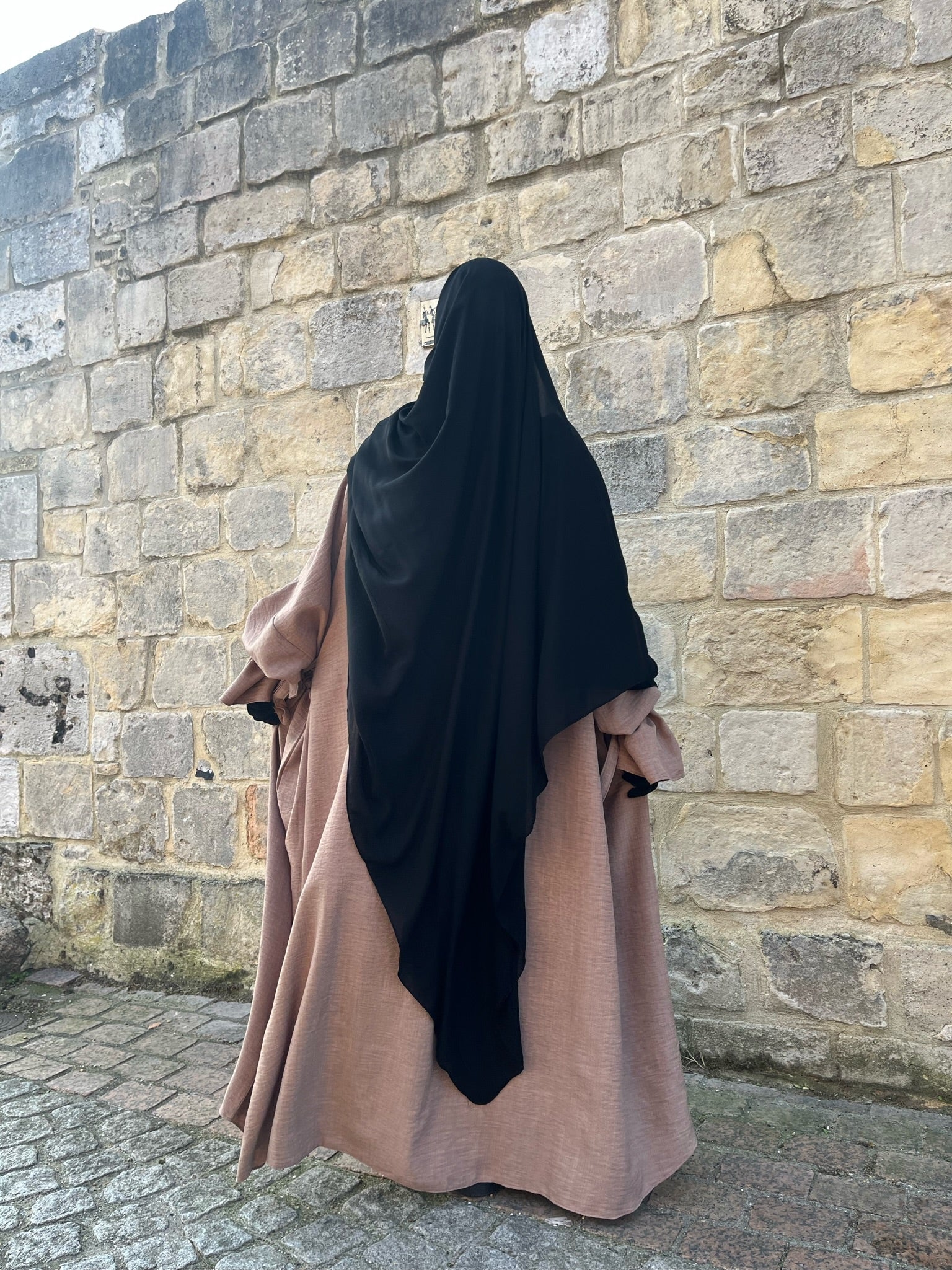 Maxi-Hijab zum Binden aus Seidenchiffon