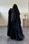 Charger l'image dans la visionneuse de la galerie, Set Maleeka kimono + sous abaya Soie de médine

