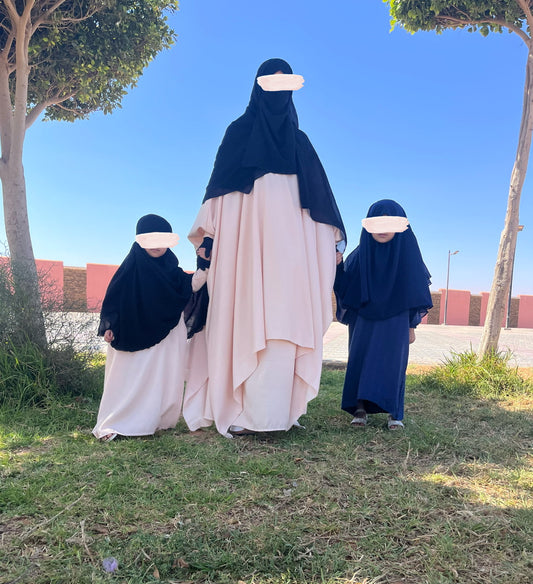 Abaya petite fille en Lin déstockage