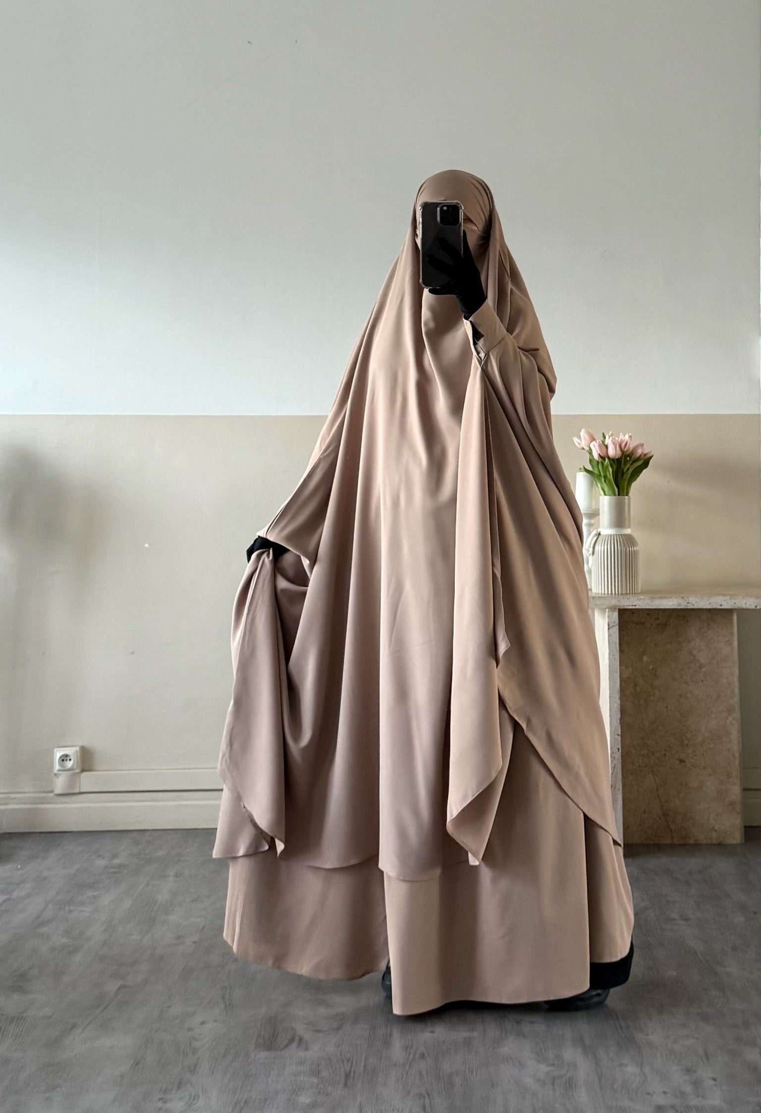 Jilbab 2 pièces Jupe Soie de Médine