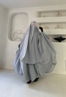 Khimar abgerundetes Maleeka (Medina-Seide)