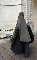 Khimar arrondi Maleeka T1 140cm (Whool Peach)