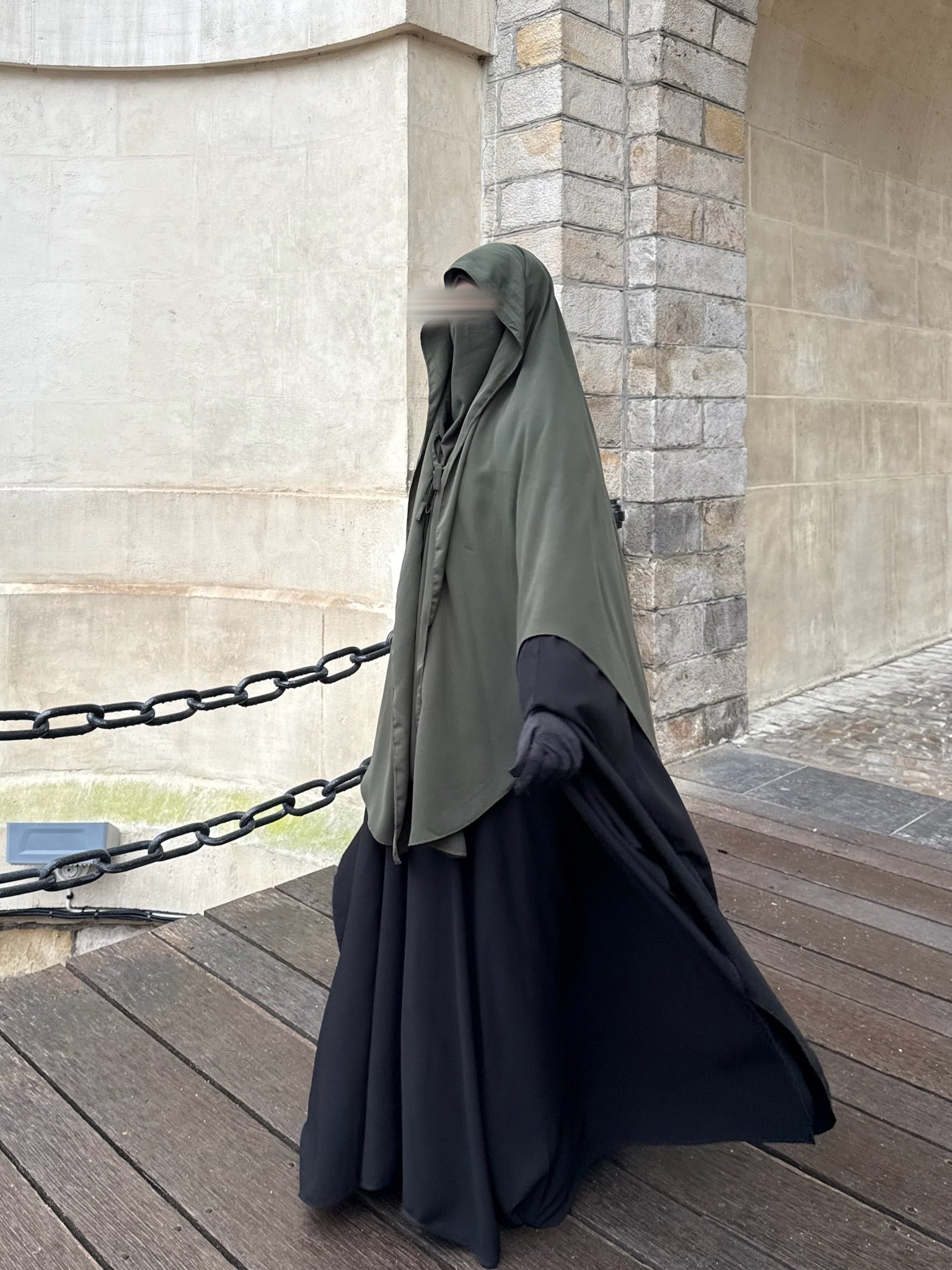 Khimar Joumana Whool peach