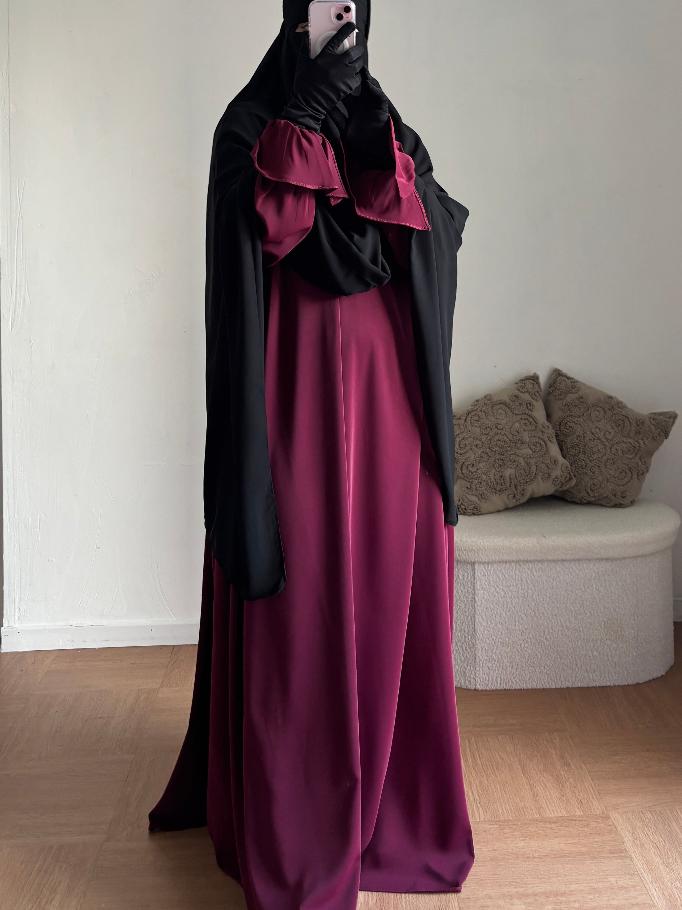 Abaya Yaqout-Seide aus Medina 