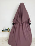 Charger l'image dans la visionneuse de la galerie, Khimar Sarah Whool Peach T1
