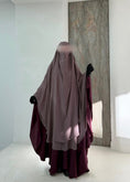 Charger l'image dans la visionneuse de la galerie, Khimar Tarha 2 voiles arrondi
