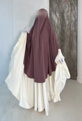 Charger l'image dans la visionneuse de la galerie, Khimar arrondi Maleeka T1   140cm (Soie de médine)
