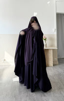 Halber Niqab Whool-Pfirsich