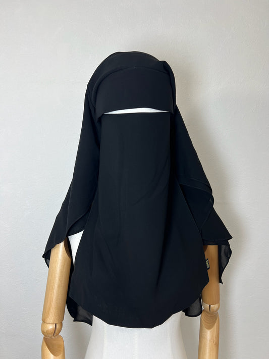Niqab/sitar Zahra Pull down Noir