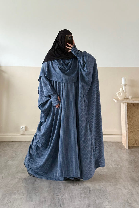 Abaya Saudia hiver T52 déstockage