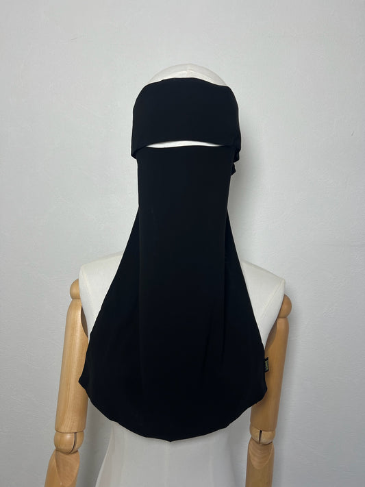 Niqab herunterziehen
