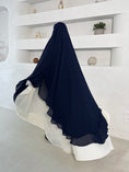 Charger l'image dans la visionneuse de la galerie, Khimar Tarha 2 voiles arrondi
