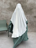 Charger l'image dans la visionneuse de la galerie, Khimar arrondi Maleeka T1   140cm (Soie de médine)
