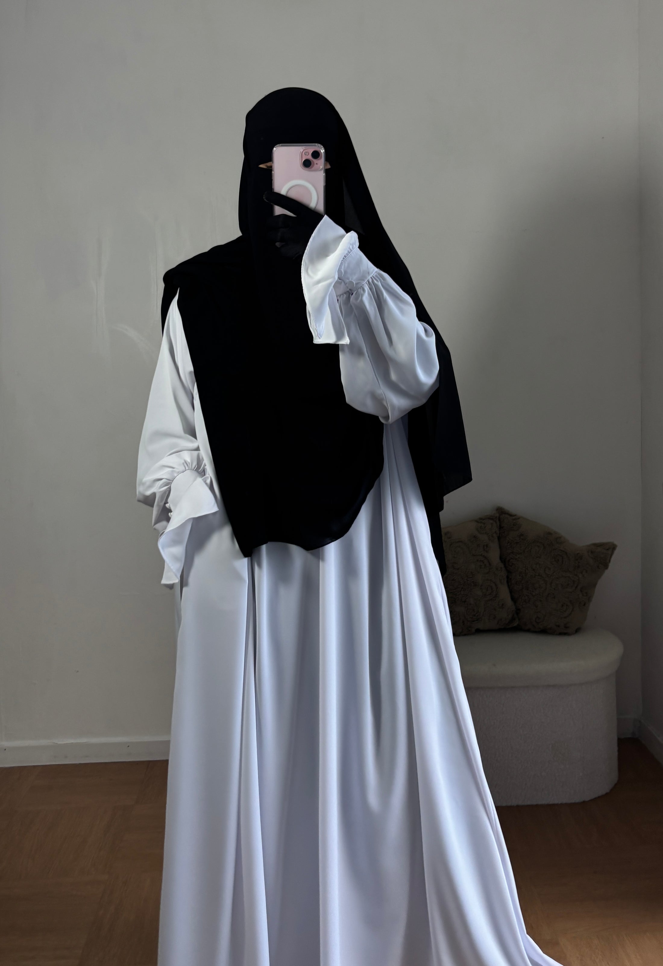 Abaya Yaqout Soie de Médine