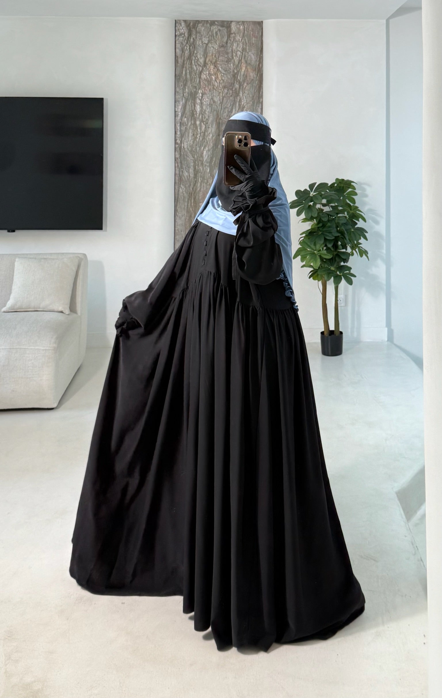 Abaya Balqis Soie de médine