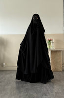 Jilbab 2 pièces Jupe Whool peach