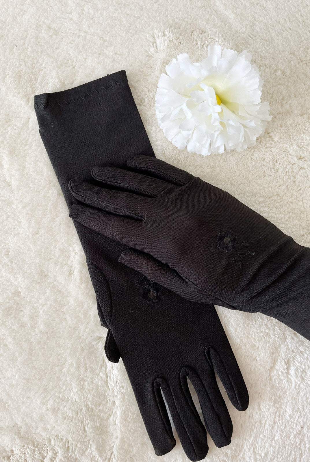 Gants fleur tactile