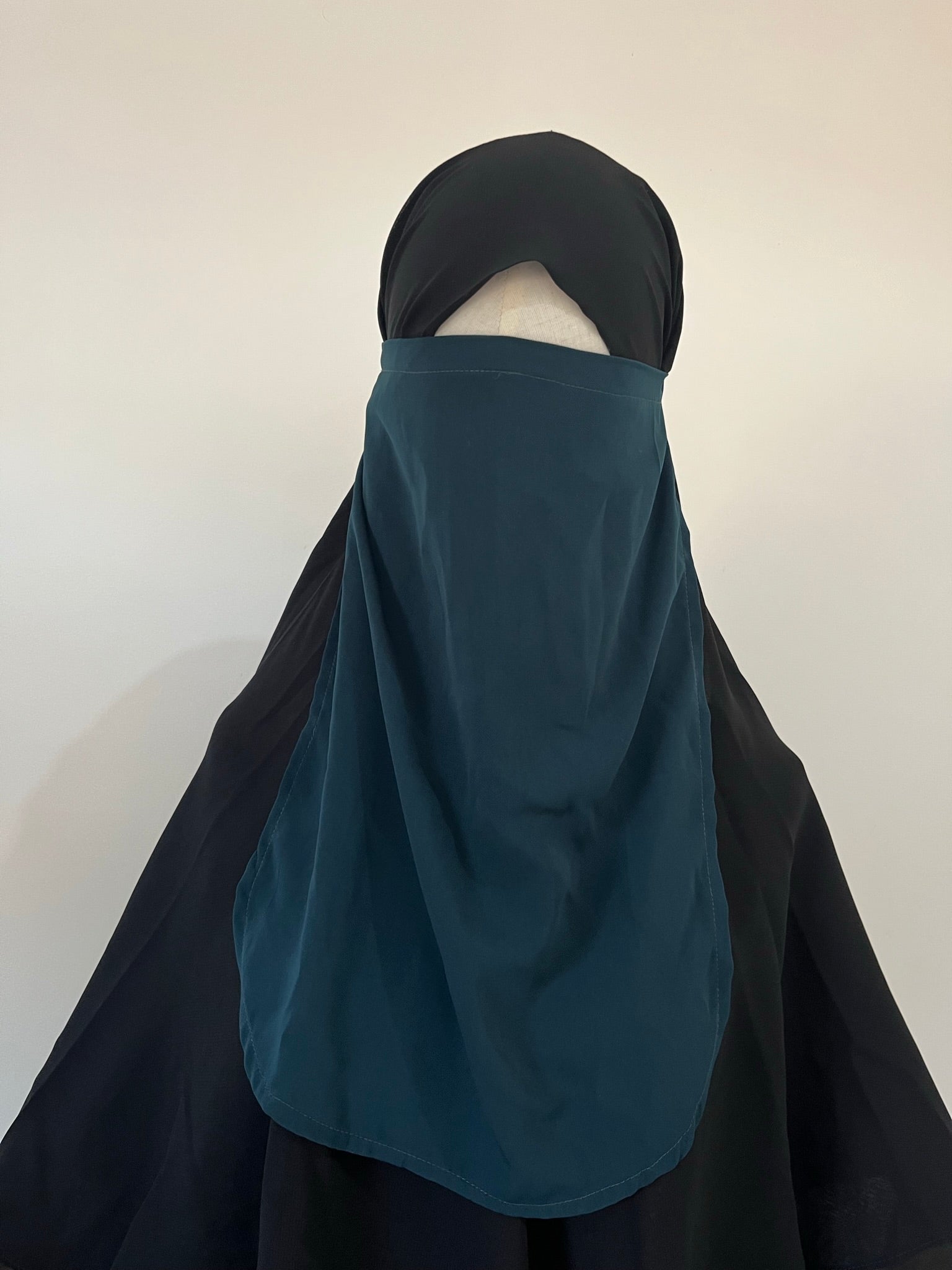 Halber Niqab Whool-Pfirsich