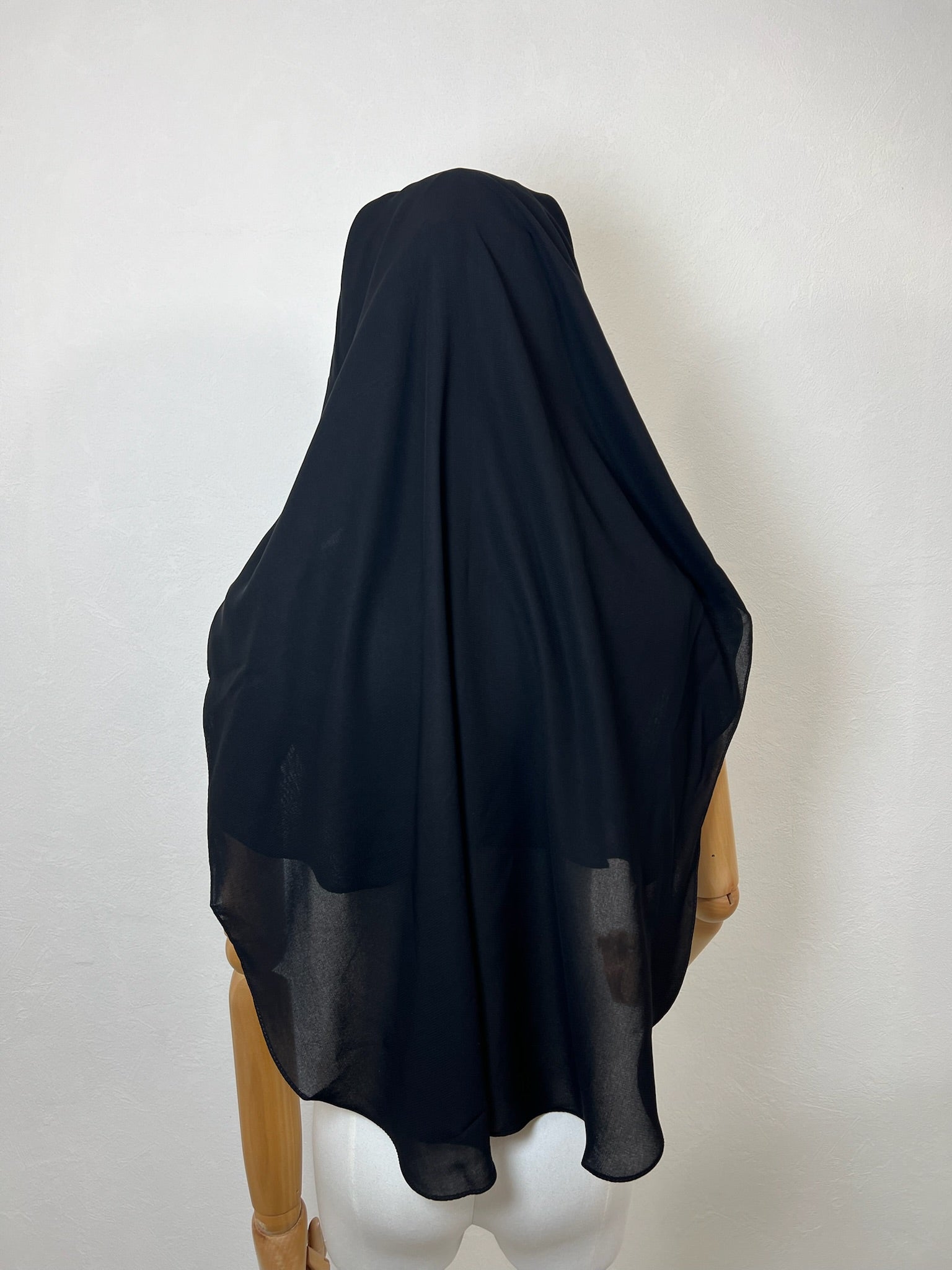 Niqab/sitar Zahra casquette sans fil  Lycra Noir
