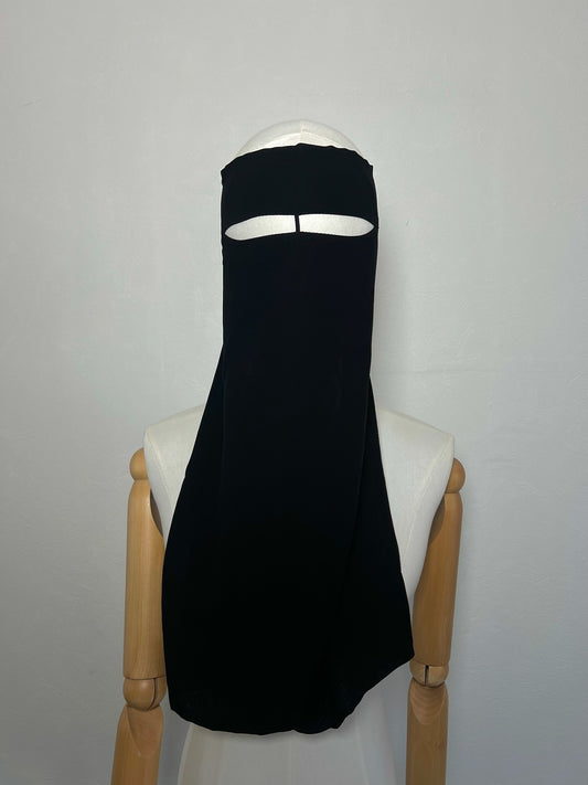 Niqab Saudi-Schwarz