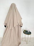 Charger l'image dans la visionneuse de la galerie, Khimar Sarah Whool Peach T1
