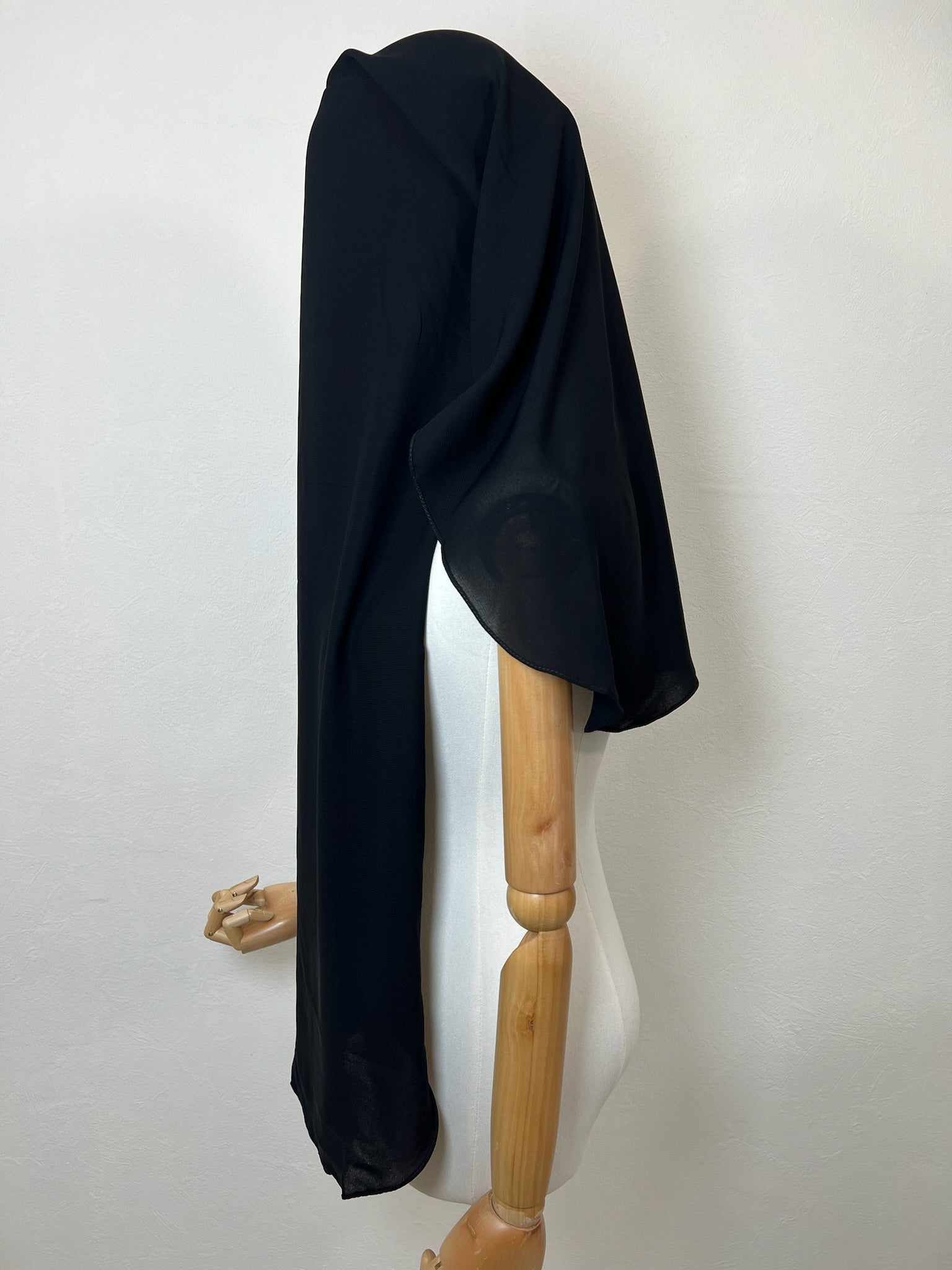 Niqab/sitar Zahra casquette sans fil  Lycra Noir