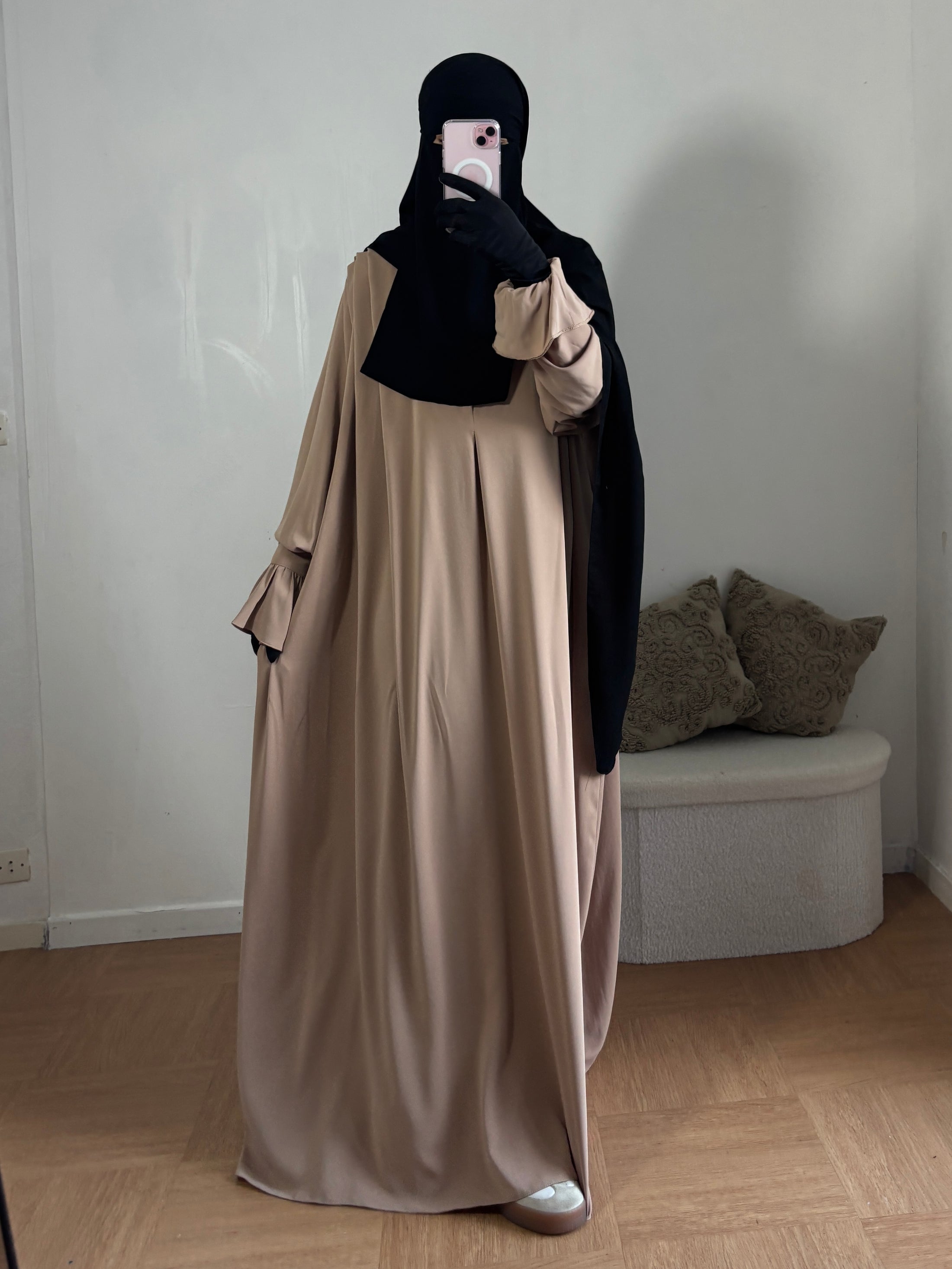 Abaya Yaqout Soie de Médine