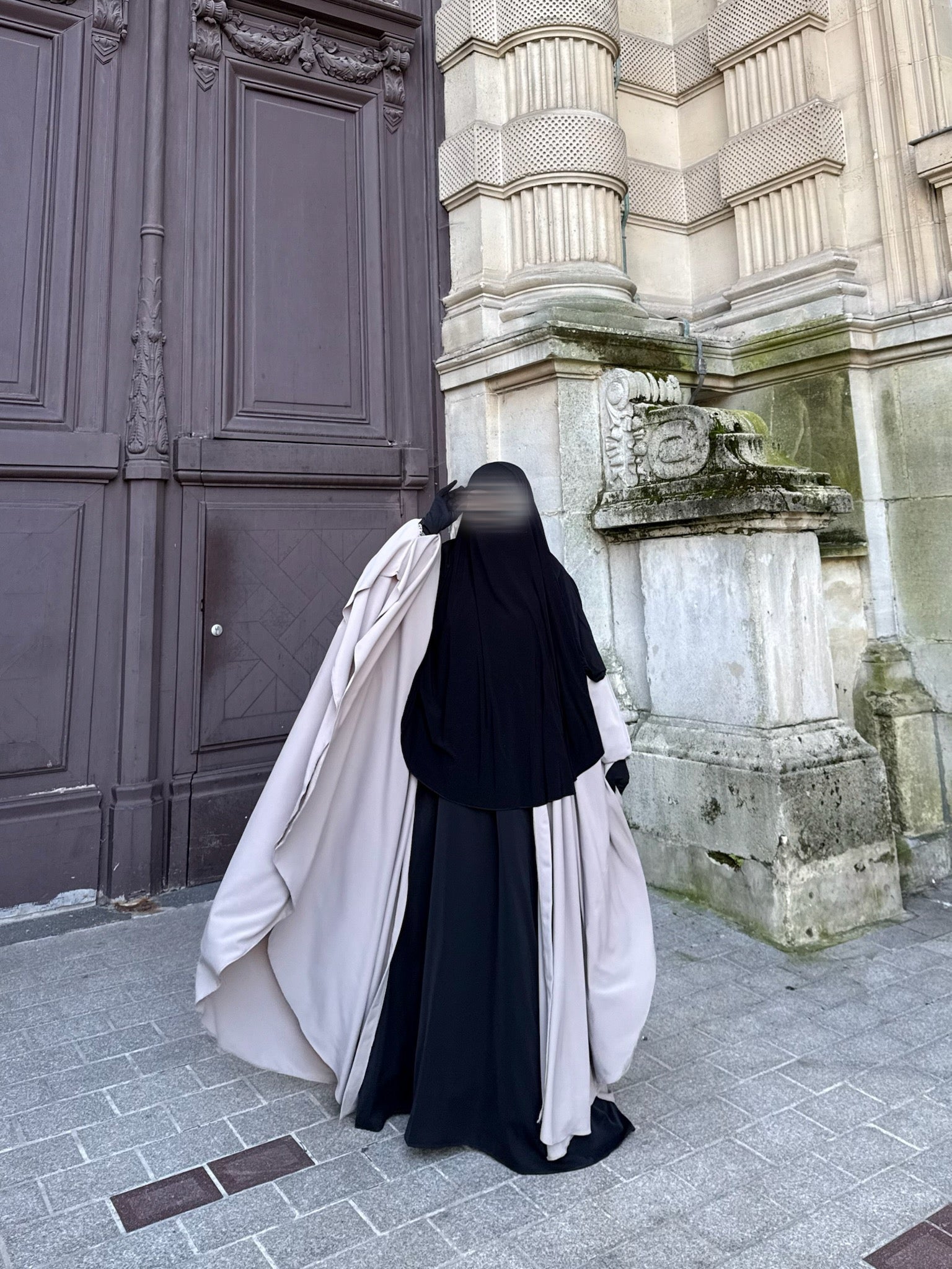 Set Maleeka kimono + sous abaya SM