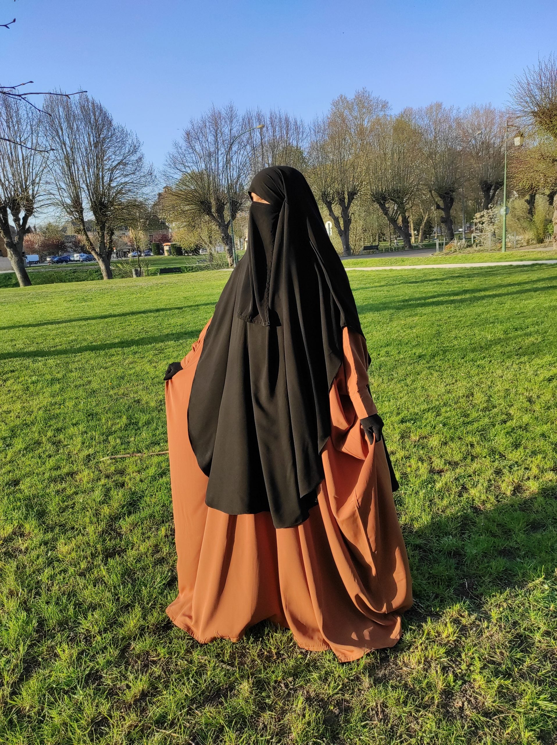 Niqab ,Abaya , Khimar , jilbab , Dubai , Abaya 2021 , Hijab , Saoudienne , Papillon , Farasha , Soie de médine , whool peach