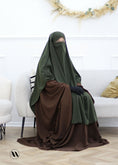 Load image into Gallery viewer, Half niqab Whool peach
