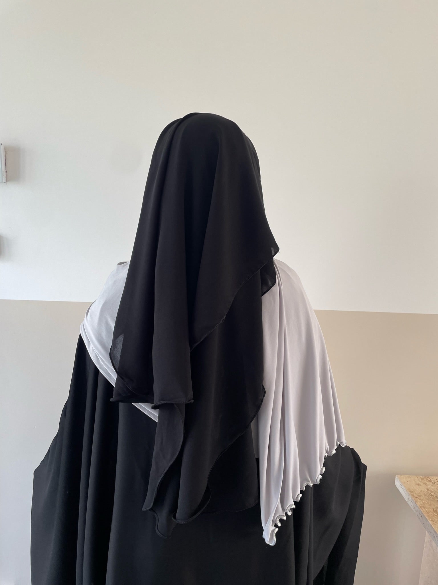 Niqab/Sitar 3 voiles 90 cm