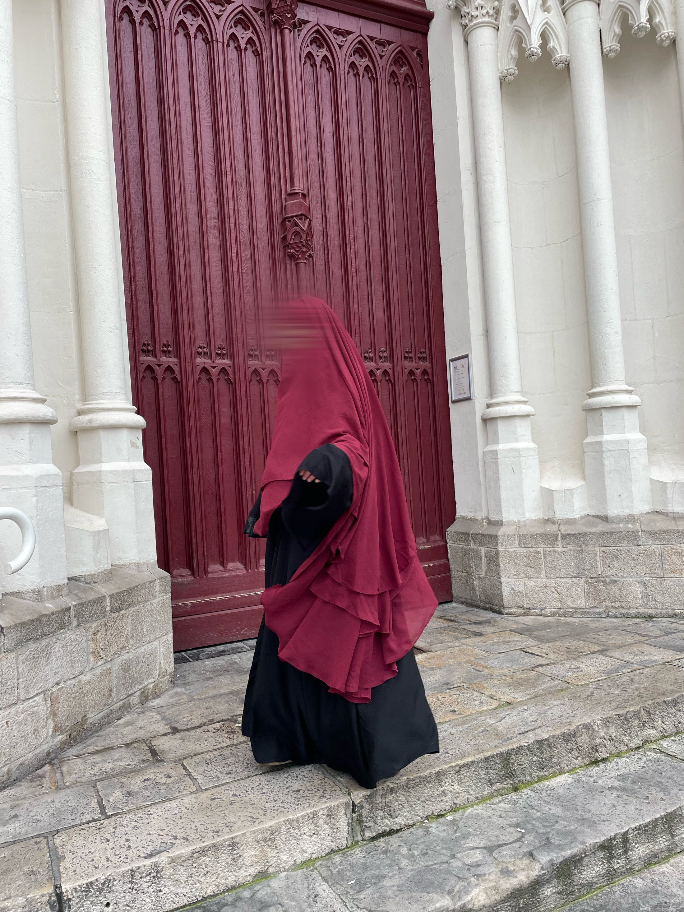 Khimar Tarha 3 abgerundete Segel