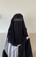 Cargar la imagen en la vista de la galería, Niqab/Sitar 3 voiles 90 cm
