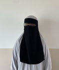 Cargar la imagen en la vista de la galería, Niqab Saoudi noir
